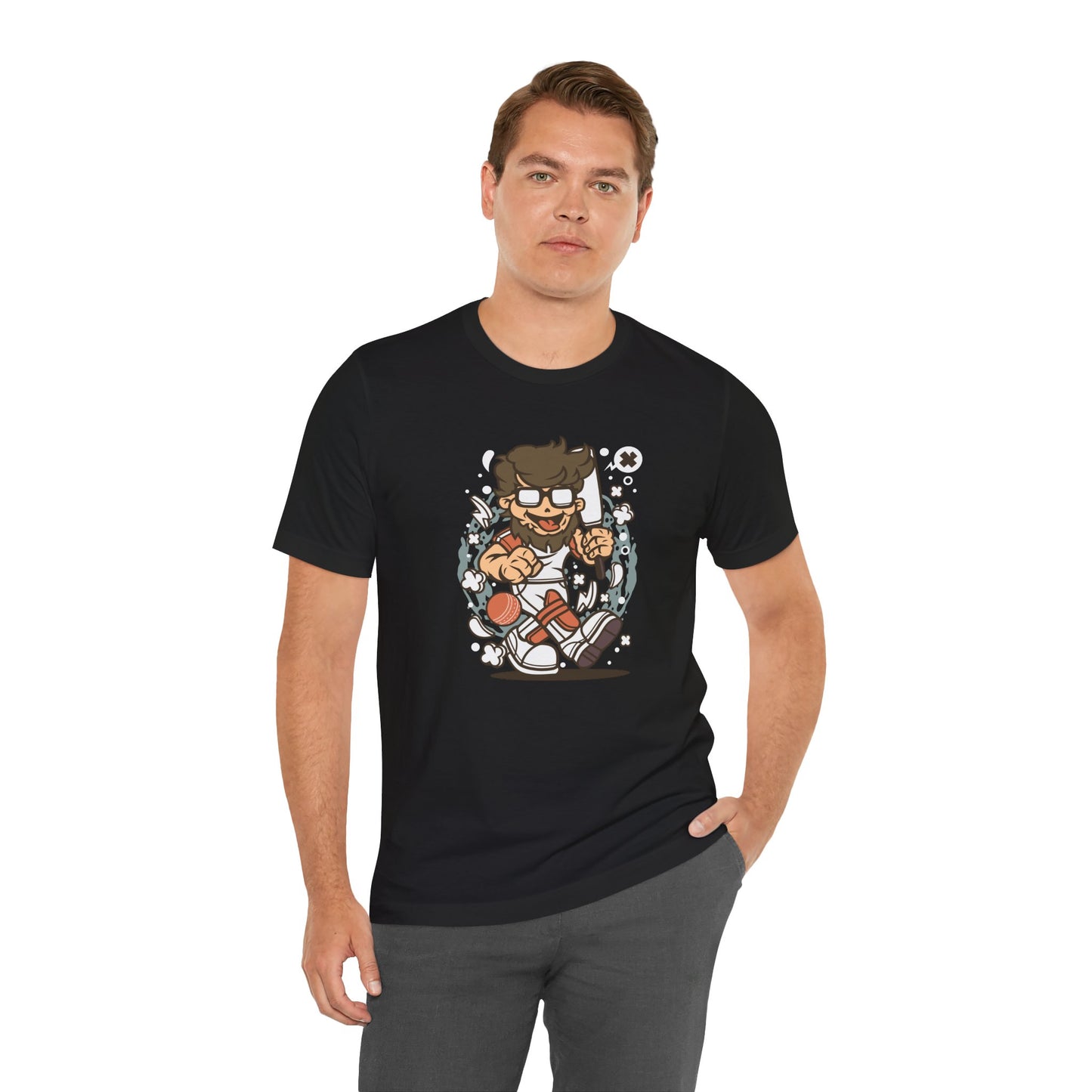 Retro Gamer Cartoon Character Tee
