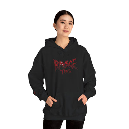 Black Tiger & Rose Graphic Hoodie