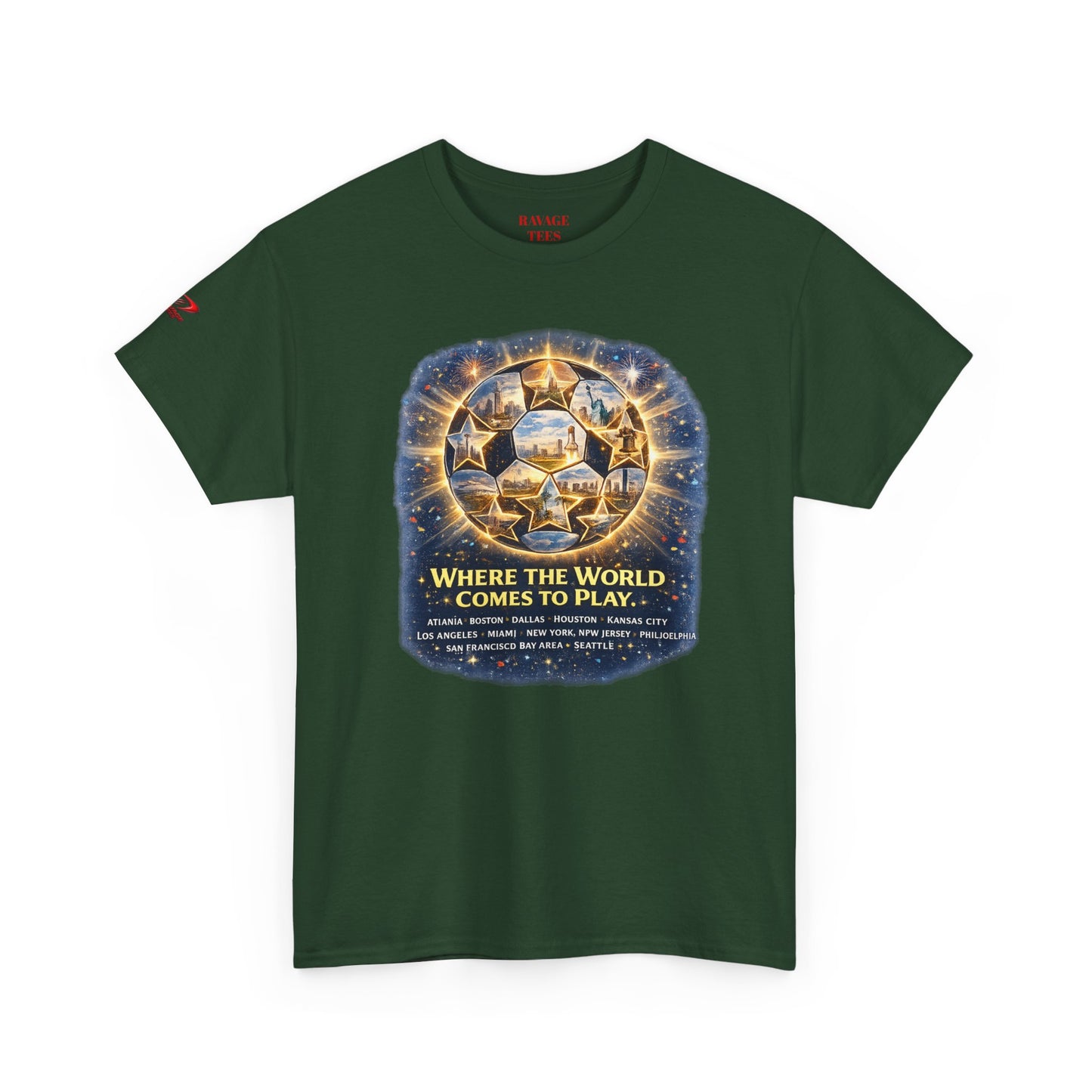 World Cup 2022 T-Shirt — "Where the World Comes to Play"