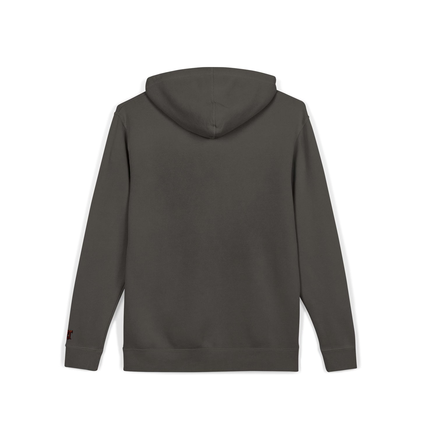 Shutt1eman Embroided Vintage Pigment Black-Dyed Hoodie
