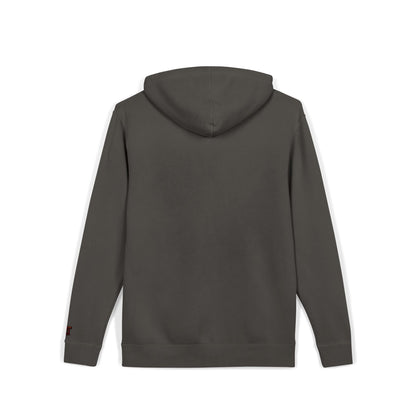 Shutt1eman Embroided Vintage Pigment Black-Dyed Hoodie