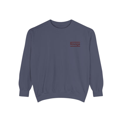 RAVAGE Minimal Logo Sweatshirt — Casual Branded Crewneck