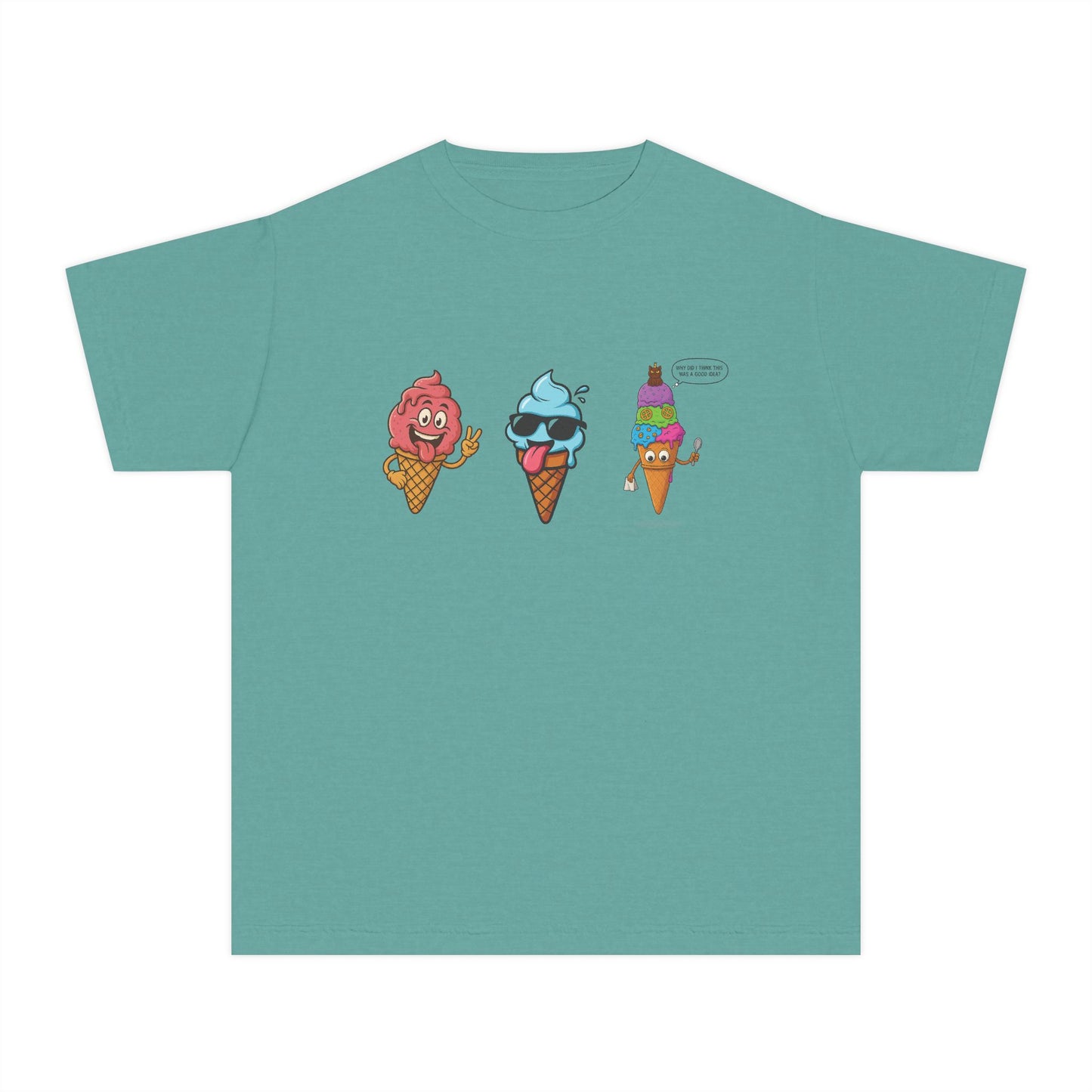 Cool Ice Cream Youth Tee: Fun Midweight Summer T-Shir