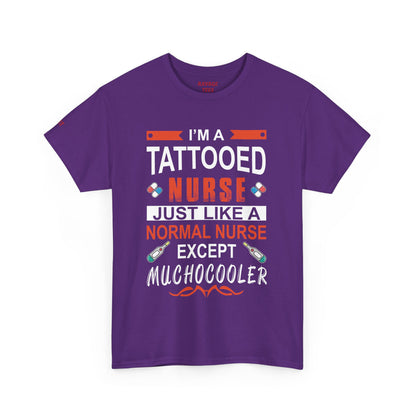 Tattooed Nurse Tee - Unisex Cotton Shirt for Nurse Appreciation, Medical Humor Tee, Fun [...]
