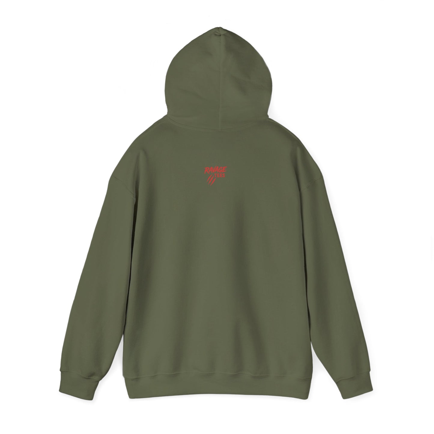 RAVAGE TEES Minimalist Unisex Hooded Sweatshirt – Cozy Everyday Wear for Style and Comfort
