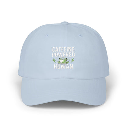 Caffeine Powered Dad Cap | Classic Dad Hat for Coffee Lovers, Perfect Gift for Father's Day, Casual Outings, Everyday Wear, Unisex Hat