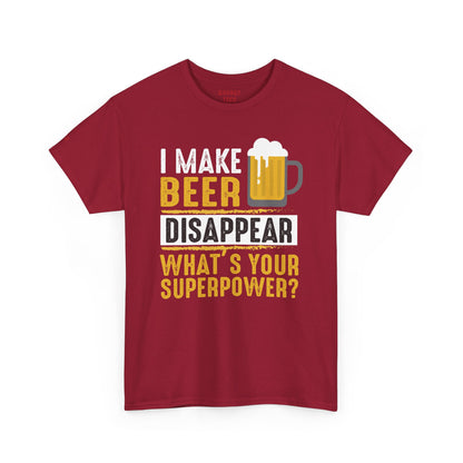 Unisex Beer Superpower Tee | Funny T-Shirt for Beer Lovers