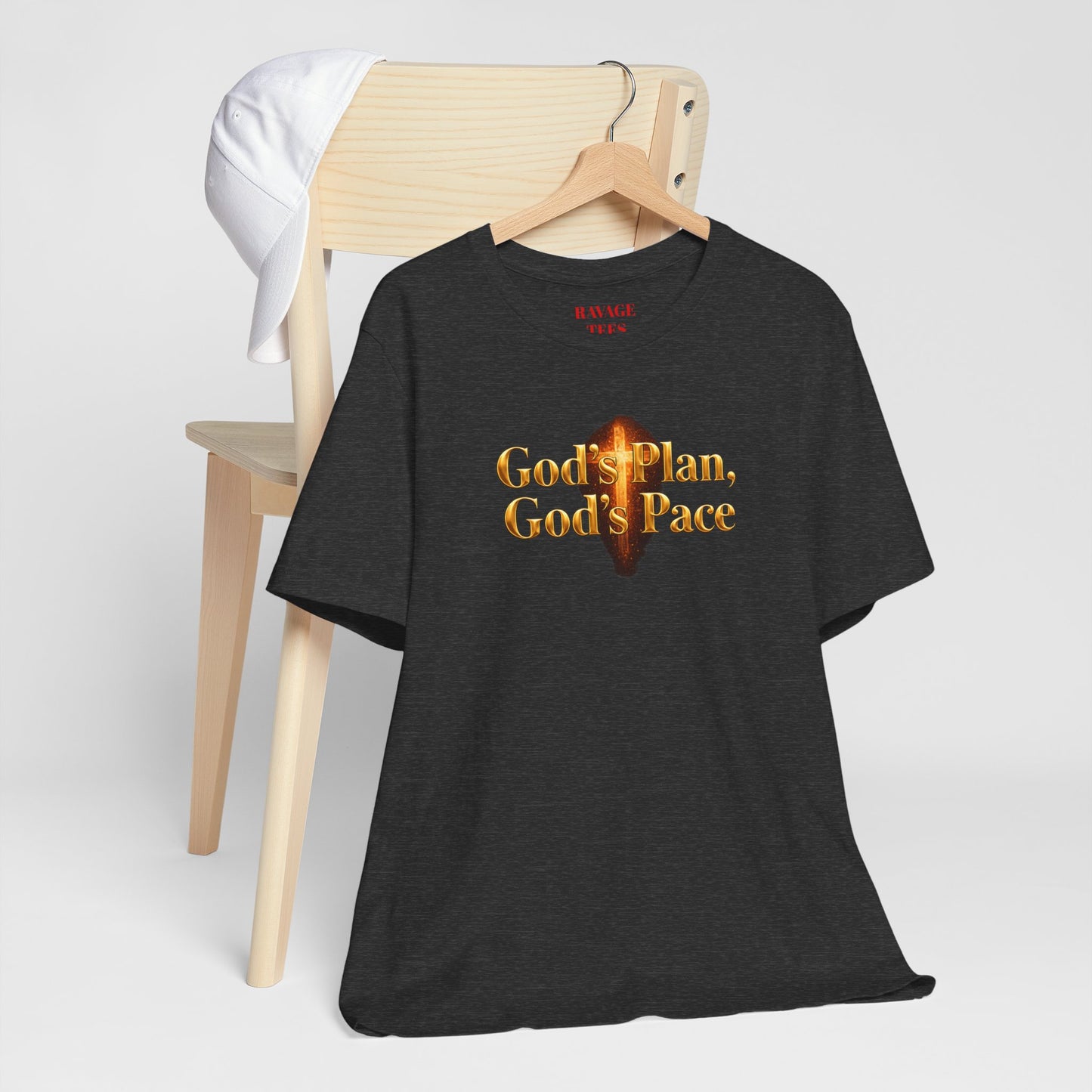 Christian Tee "God's Plan, God's Pace"