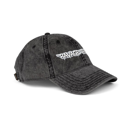 Vintage Embroidered Cap - "RAVAGE THE VIBE"