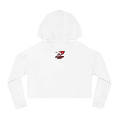 Cropped Hoodie - "Shuttleman Flight" Rocket Graphic