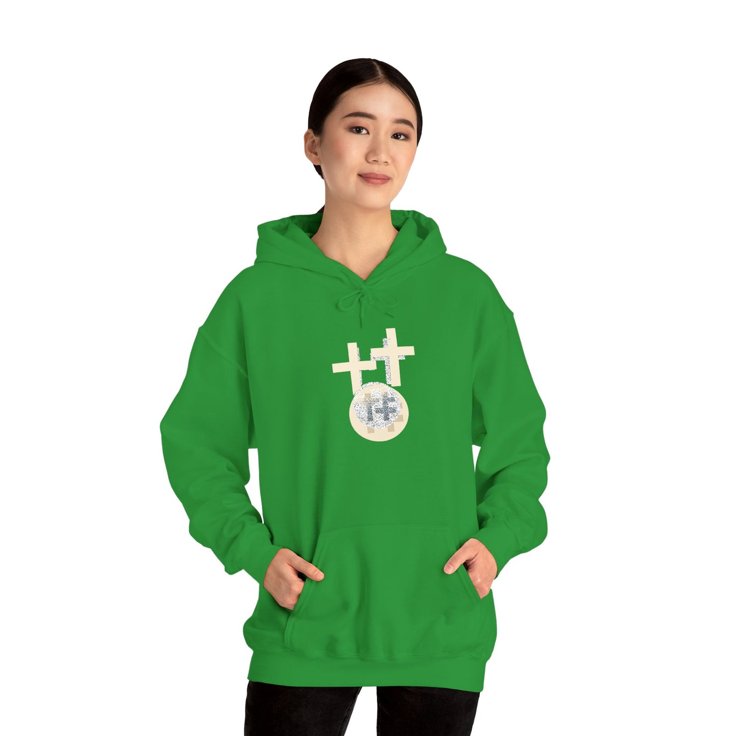 Calvary Cross Unisex Hoodie – Faith-Based Apparel, Christian Symbol Tee, Everyday Casual Wear, Inspirational Gift