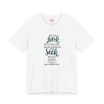 Seek His Guidance Tee: Inspirational Faith Quote Unisex T-Shirt