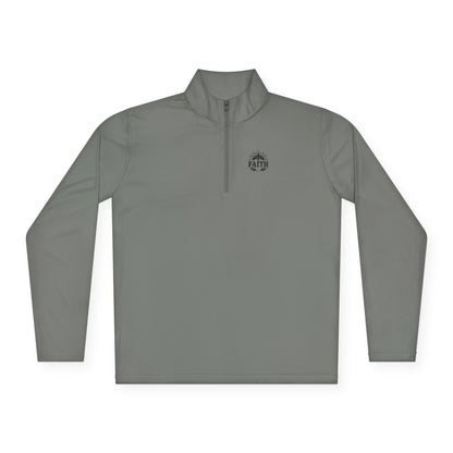 Unisex FAITH Quarter-Zip Pullover | Athletic & Casual Fall Layer