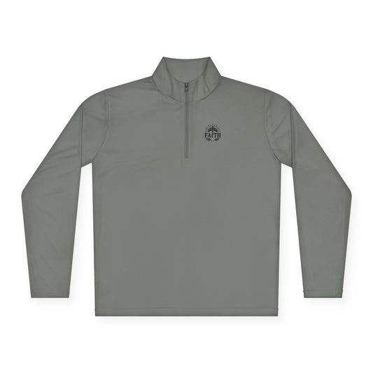 Unisex FAITH Quarter-Zip Pullover | Athletic & Casual Fall Layer