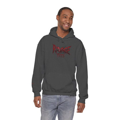 Black Tiger & Rose Graphic Hoodie