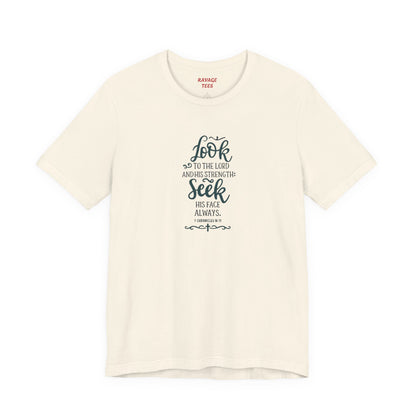 Seek His Guidance Tee: Inspirational Faith Quote Unisex T-Shirt
