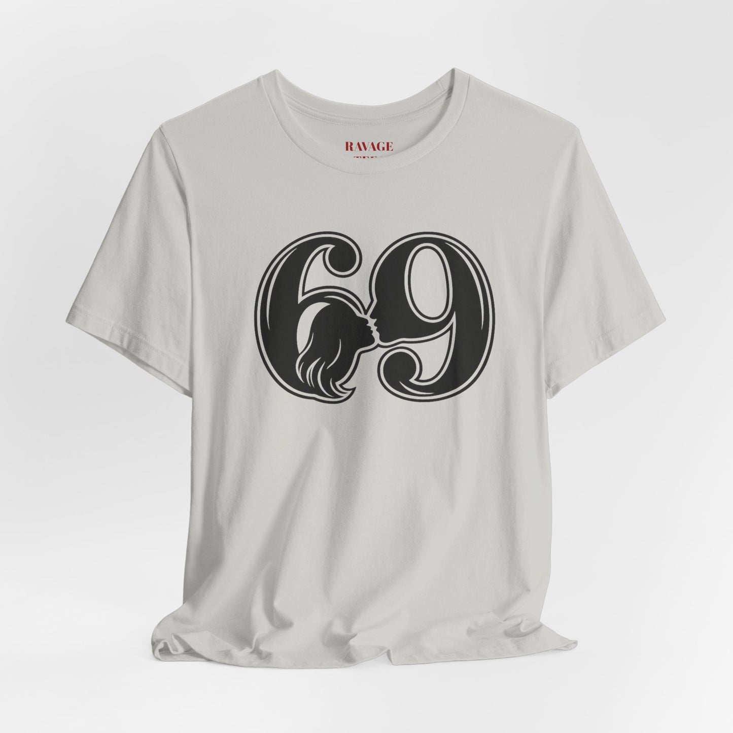69 Retro Swirl Number Tee