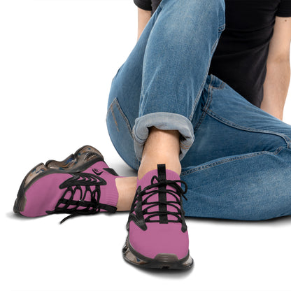 DARK PINK RAVAGE Men's Mesh Sneakers: Stylish Ultimate Comfort Athletic Shoes