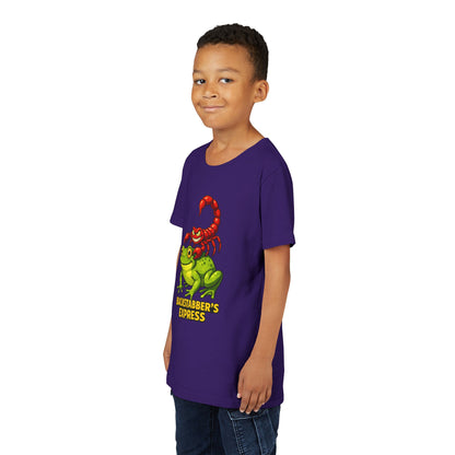 Youth Tee - "Backstabber's Express" Frog & Scorpion Graphic