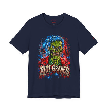 Riot Graves Skull Graphic Tee