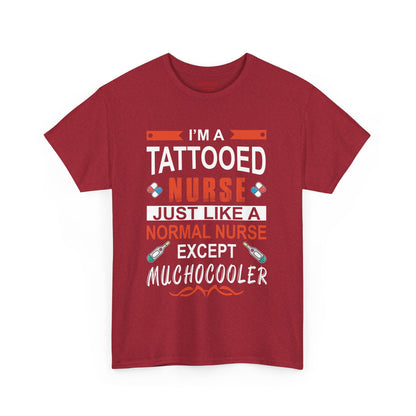 Tattooed Nurse Tee - Unisex Cotton Shirt for Nurse Appreciation, Medical Humor Tee, Fun [...]