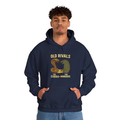 Old Rivals Graphic Hoodie, Unisex Heavy Blend™ Sweatshirt, Cozy Style, Best Gift for Friends, Casual Wear, Perfect for Fall and Winter
