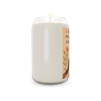 I ALIGN WITH PEACE, POWER AND PURPOSE SCENTED CANDLE