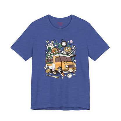 Cute Vintage Street Food Van Tee