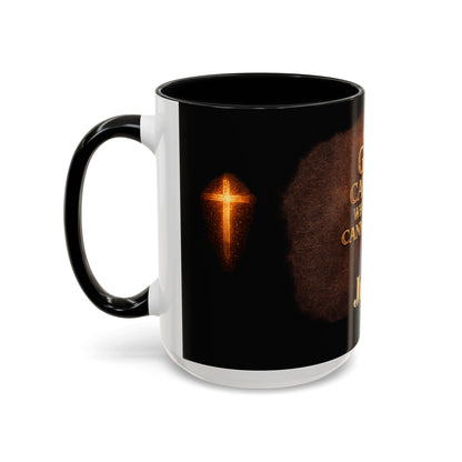 "God Carries What You Cannot Lift" Mug