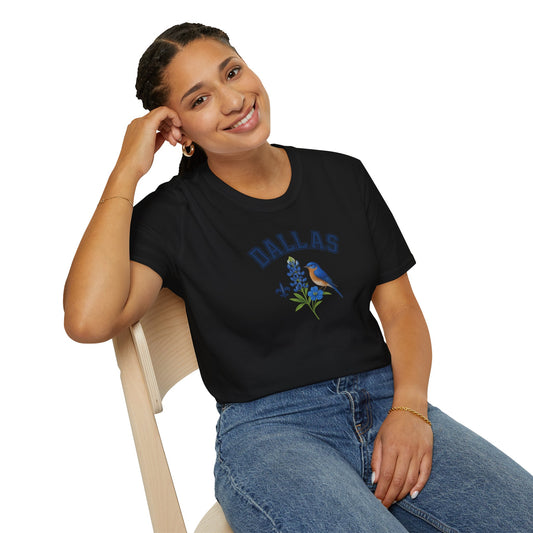 DALLAS Vibes Unisex T-Shirt – Casual Summer Tee, Beachwear, Travel Outfit, Vacation Style, Gift for Him or Her