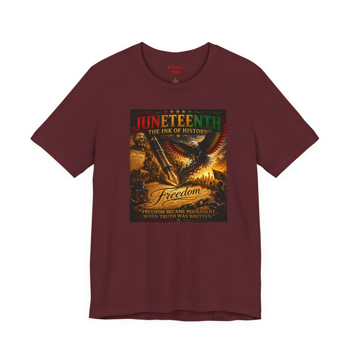 Juneteenth — Juneteenth The Ink of History Graphic Tee