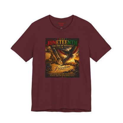 Juneteenth — Juneteenth The Ink of History Graphic Tee