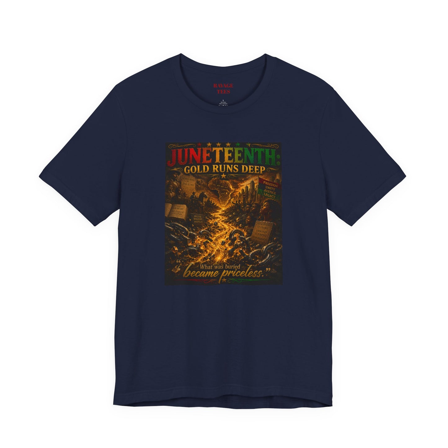 Juneteenth 'Gold Runs Deep' T-Shirt