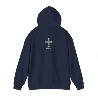 Faith-Inspired Hooded Sweatshirt, Cozy Christian Apparel, Gift for Believers, Inspirational Hoodie, Church Outing Wear