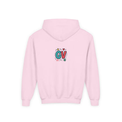Kids Good Vibes Hoodie – Fun Graphic Sweatshirt with Positive Message, Cozy Casual Outfit, Birthday Gift for Children