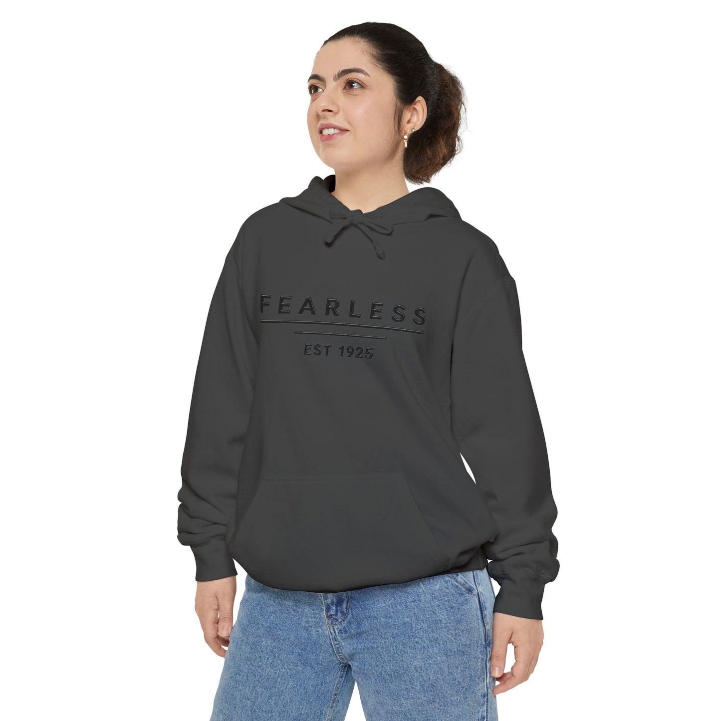 Embroidered Fearless Hoodie — 'FEARLESS EST 1925'