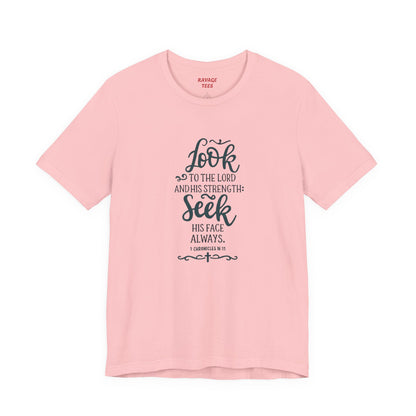 Seek His Guidance Tee: Inspirational Faith Quote Unisex T-Shirt