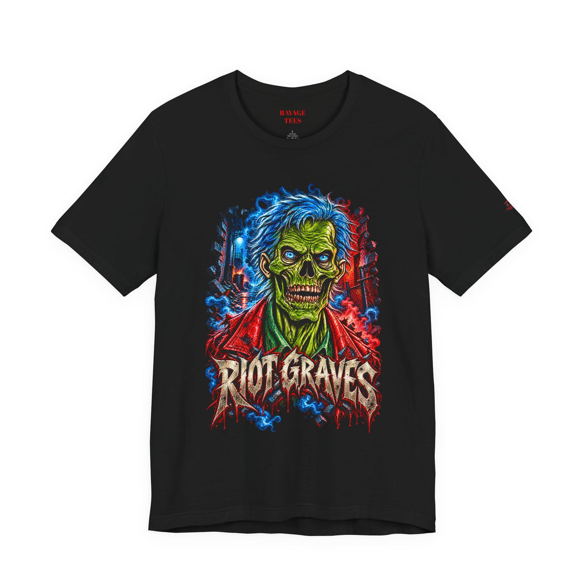 Riot Graves Skull Graphic Tee