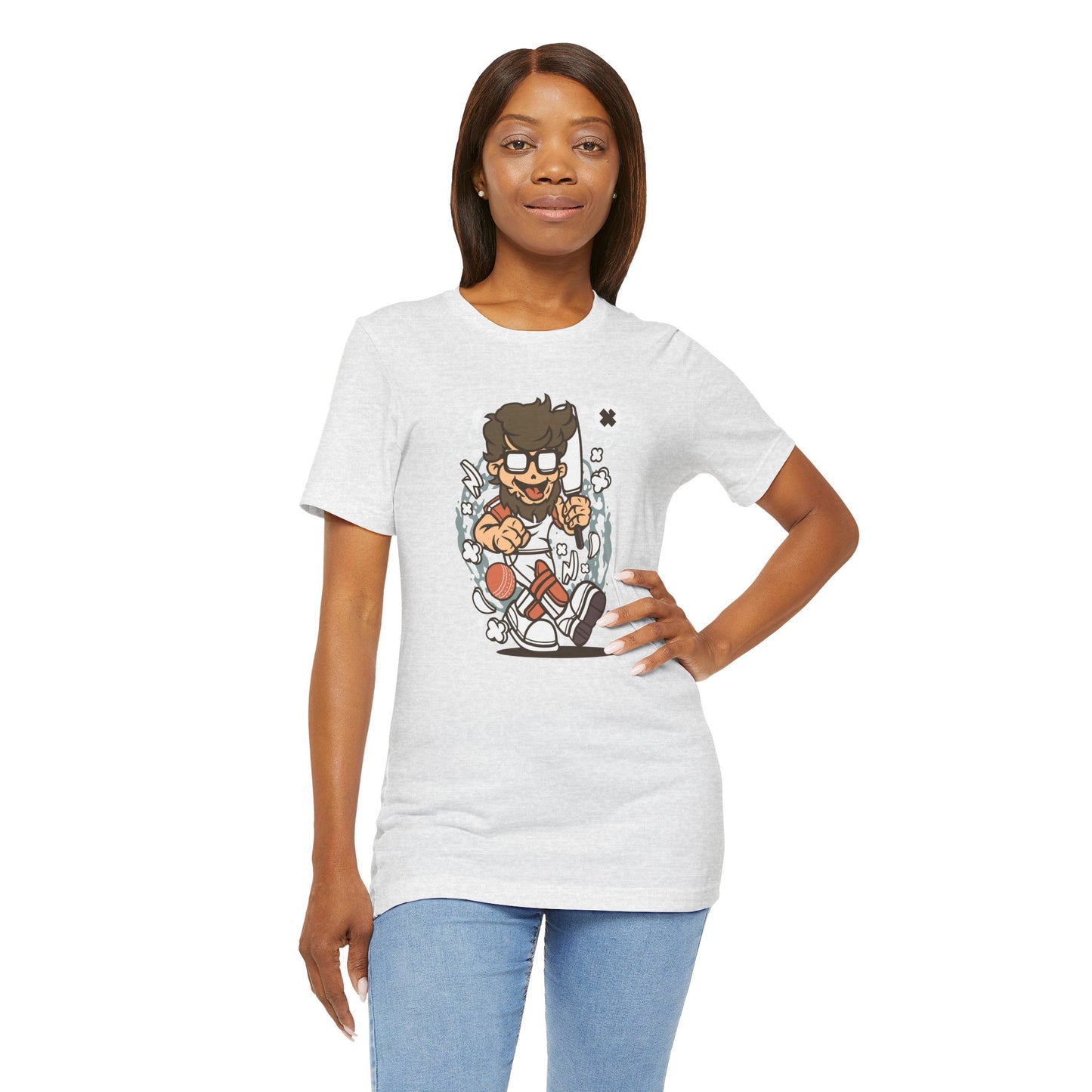 Retro Gamer Cartoon Character Tee