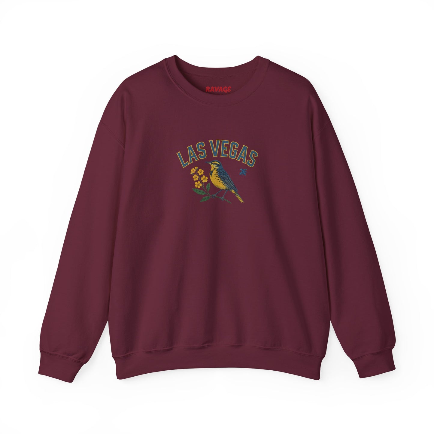 RAVAGE Las Vegas Vibe Unisex Crewneck Sweatshirt-Cozy Street wear