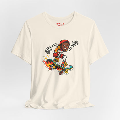 Skateboard Skeleton Tee