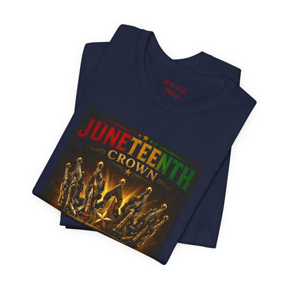 Juneteenth Crown Tee — "From Bondage to Brilliance"