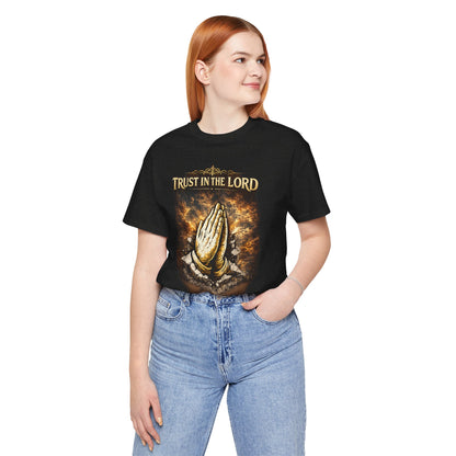 Trust in the Lord Praying Hands Tee (Proverbs 3:5)