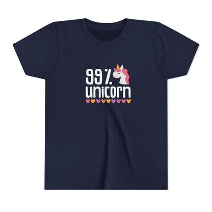 99% Unicorn Youth Tee - Fun & Whimsical Shirt for Kids