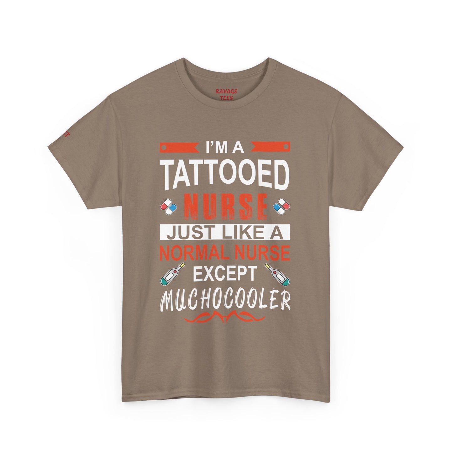 Tattooed Nurse Tee - Unisex Cotton Shirt for Nurse Appreciation, Medical Humor Tee, Fun [...]