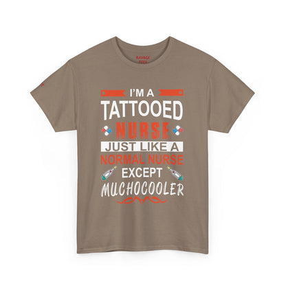 Tattooed Nurse Tee - Unisex Cotton Shirt for Nurse Appreciation, Medical Humor Tee, Fun [...]