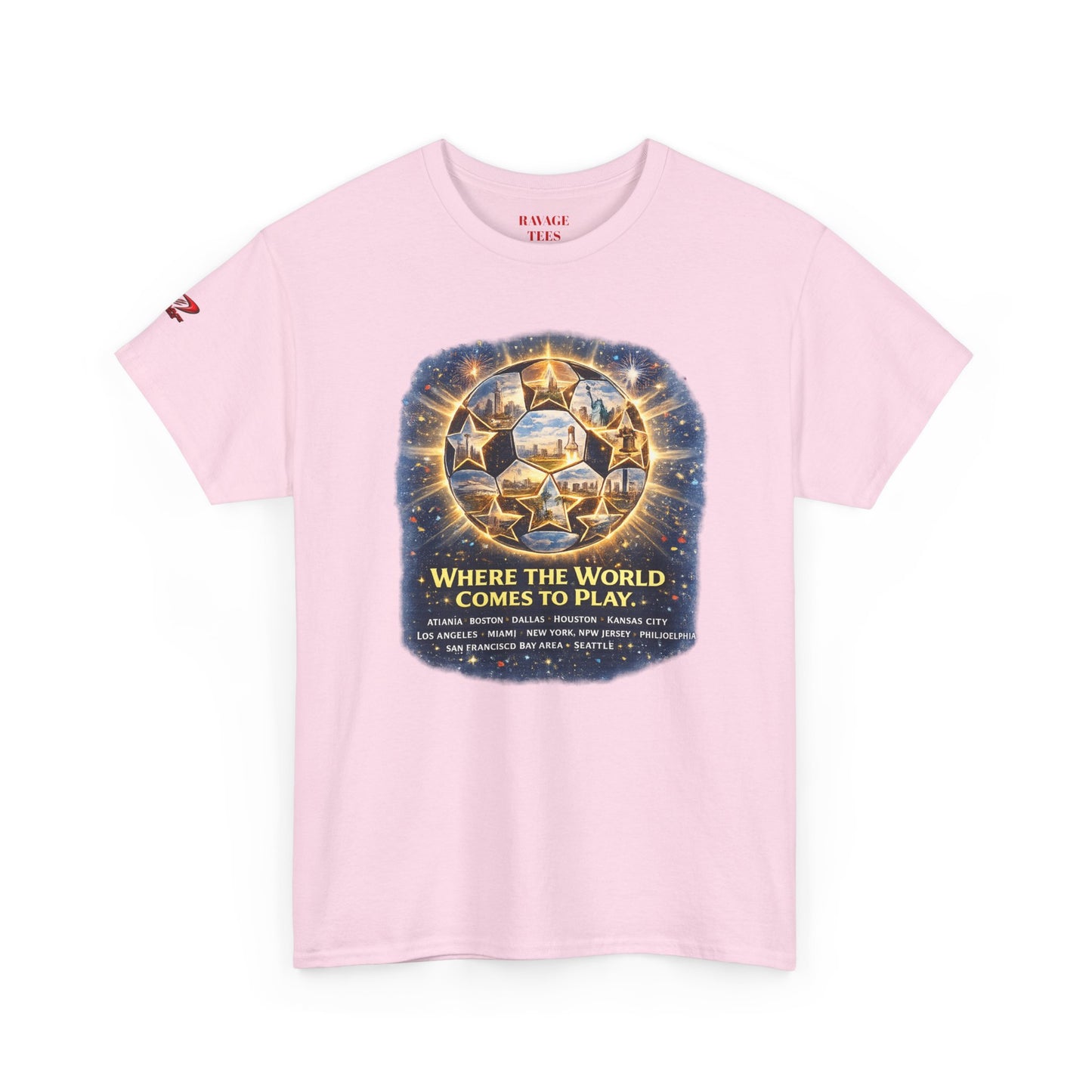World Cup 2022 T-Shirt — "Where the World Comes to Play"
