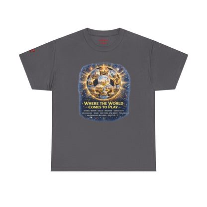 World Cup 2022 T-Shirt — "Where the World Comes to Play"