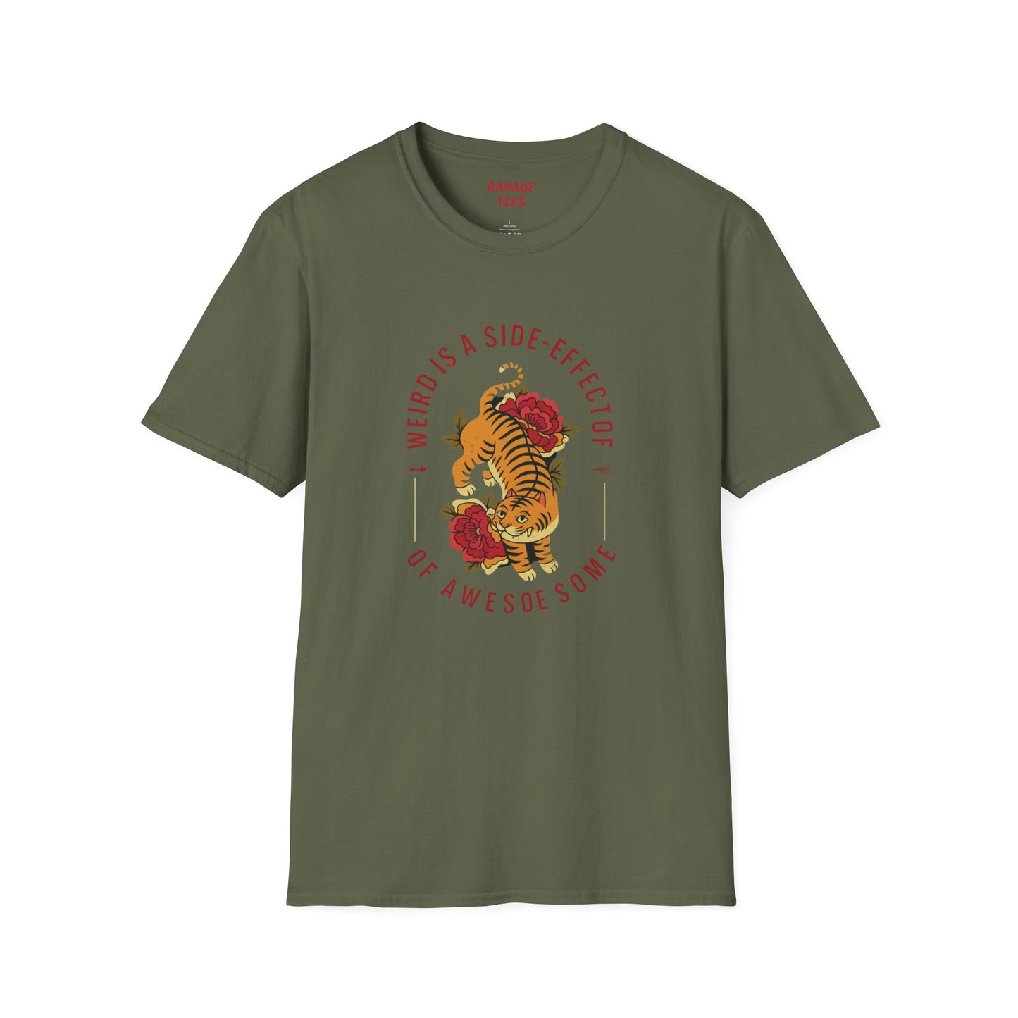 Weird is a Side Effect of Awesome Side Effect Unisex Soft Style T-Shirt
