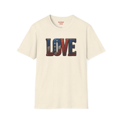 Soft Unisex Freedom & Love Graphic Tee | Gift & Daily Wea